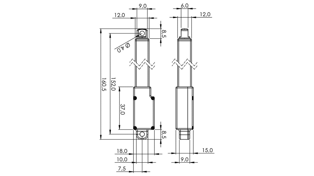 Linear Actuator HLS12-CAN-100380