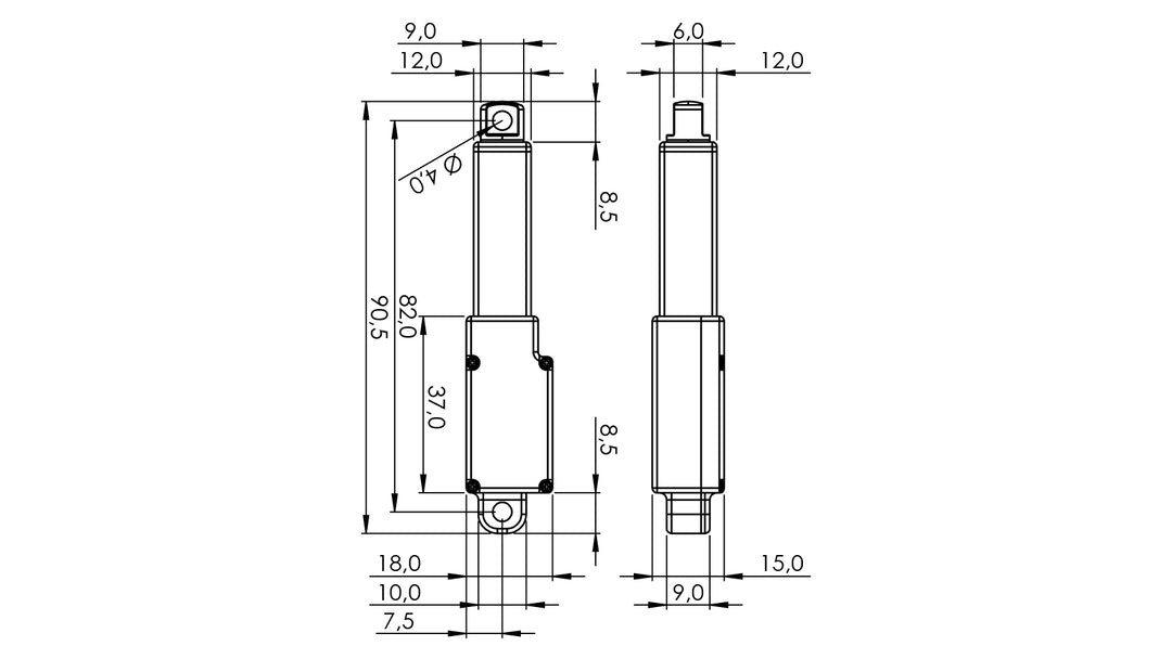 Linear Actuator HLS12-30380