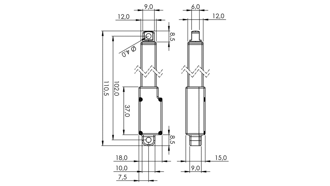 Linear Actuator HLS12-50380