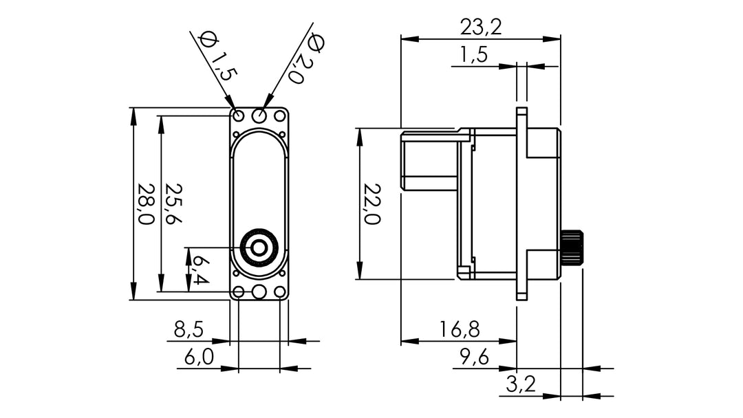 Servo D131MW