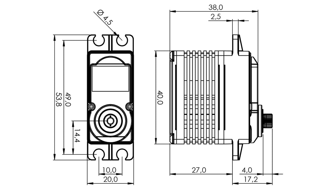 Servo MDB950SW-DroneCAN (AT)