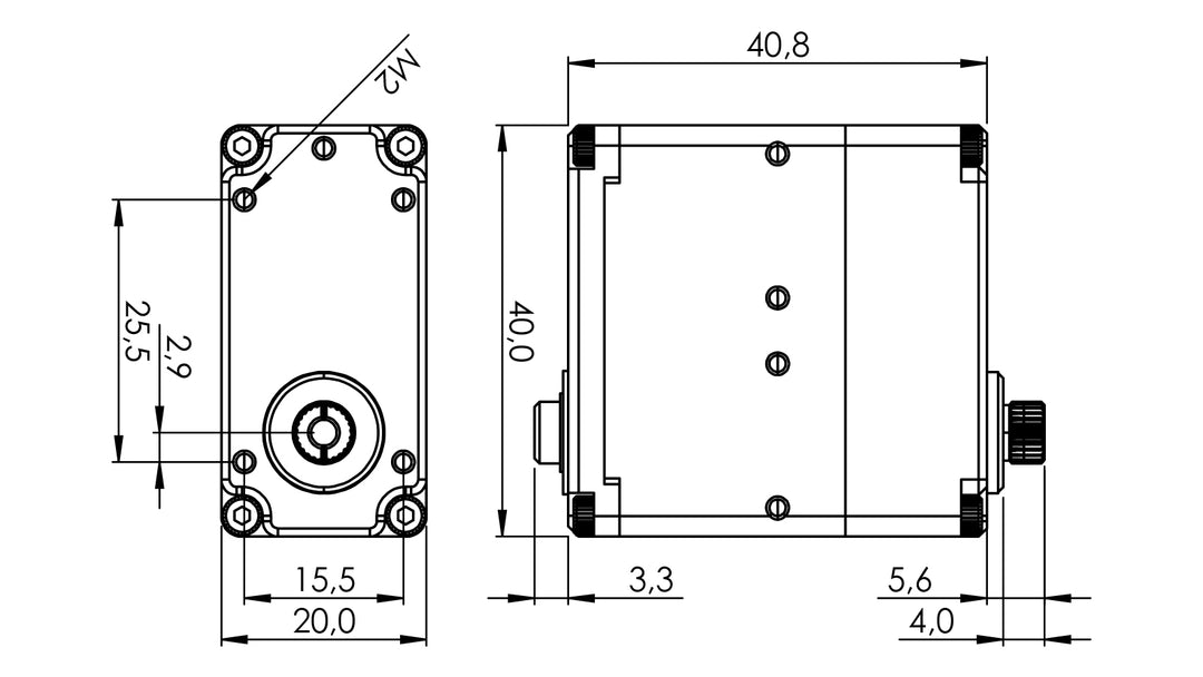 Servo DBX961WP