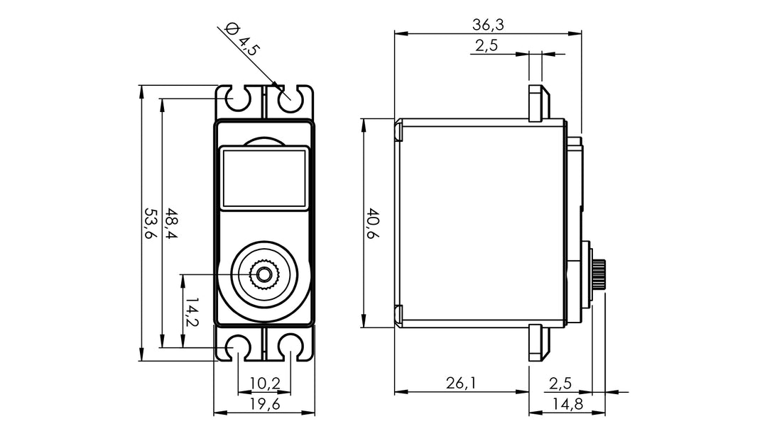 Servo HS-425BB