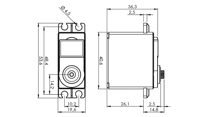 Servo HS-425BB