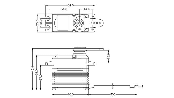 Servo HSB-9380TH (with PAD)