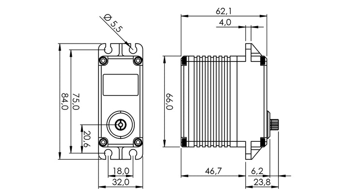 Servo MD845WP