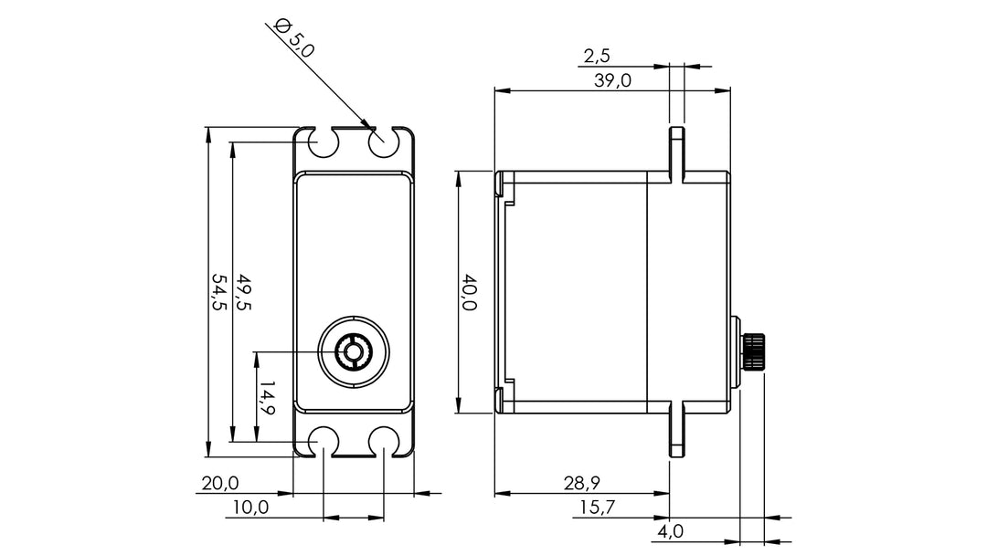 Servo MDB961WP-UAVCAN/DroneCAN-28V (ST)