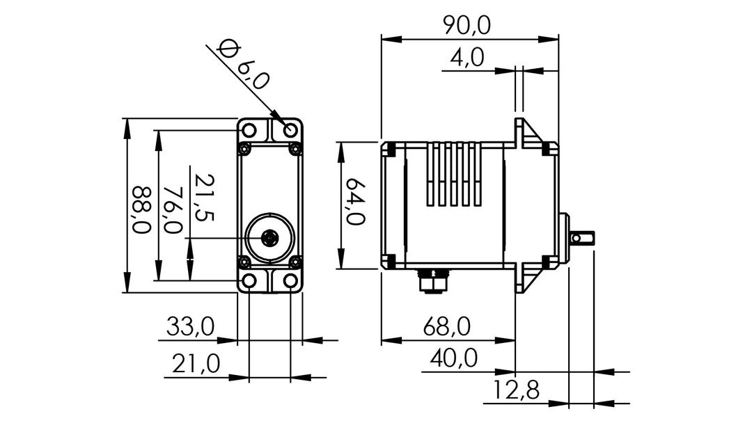 Servo SG33BL-T-CAN-24V (M12 Circular)