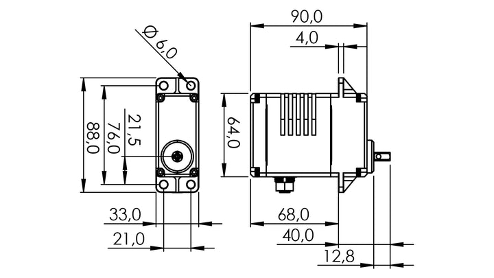 Servo SG33BL-T-CAN-24V (M12 Circular)